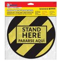 C.H. Hanson Stand Here 10 In Floor Decal 5Pk 15092 15092